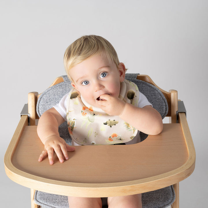 Aussie Animals 2pk Dribble Bibs - Plum