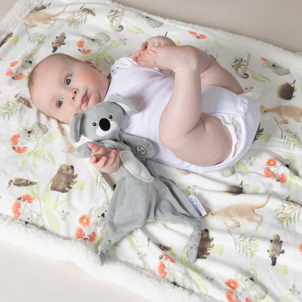 Aussie Animals 'Koala' Comforter Toy - Plum