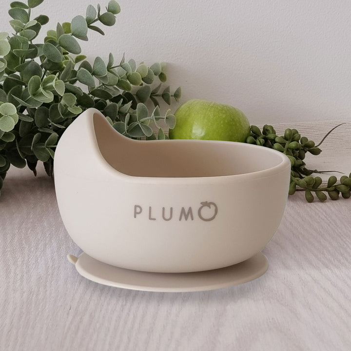 Plum Silicone Duck Egg Bowl - Sand