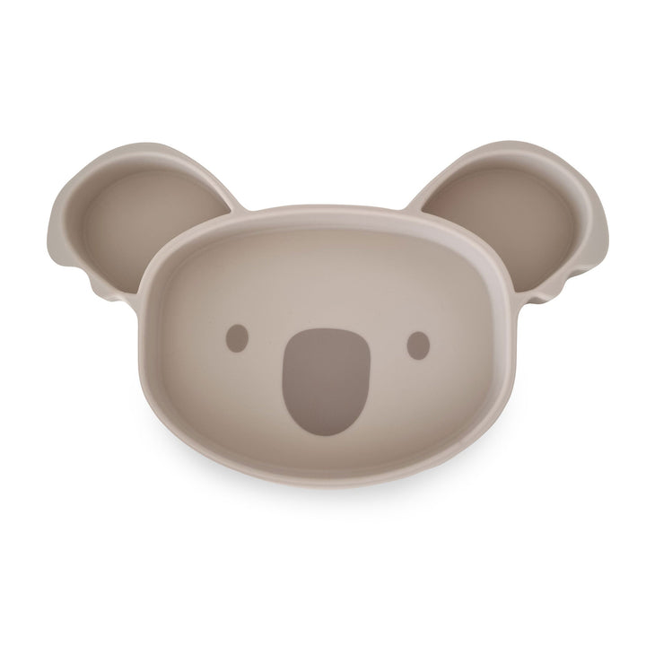 Plum Silicone Suction Koala Plate - Sand