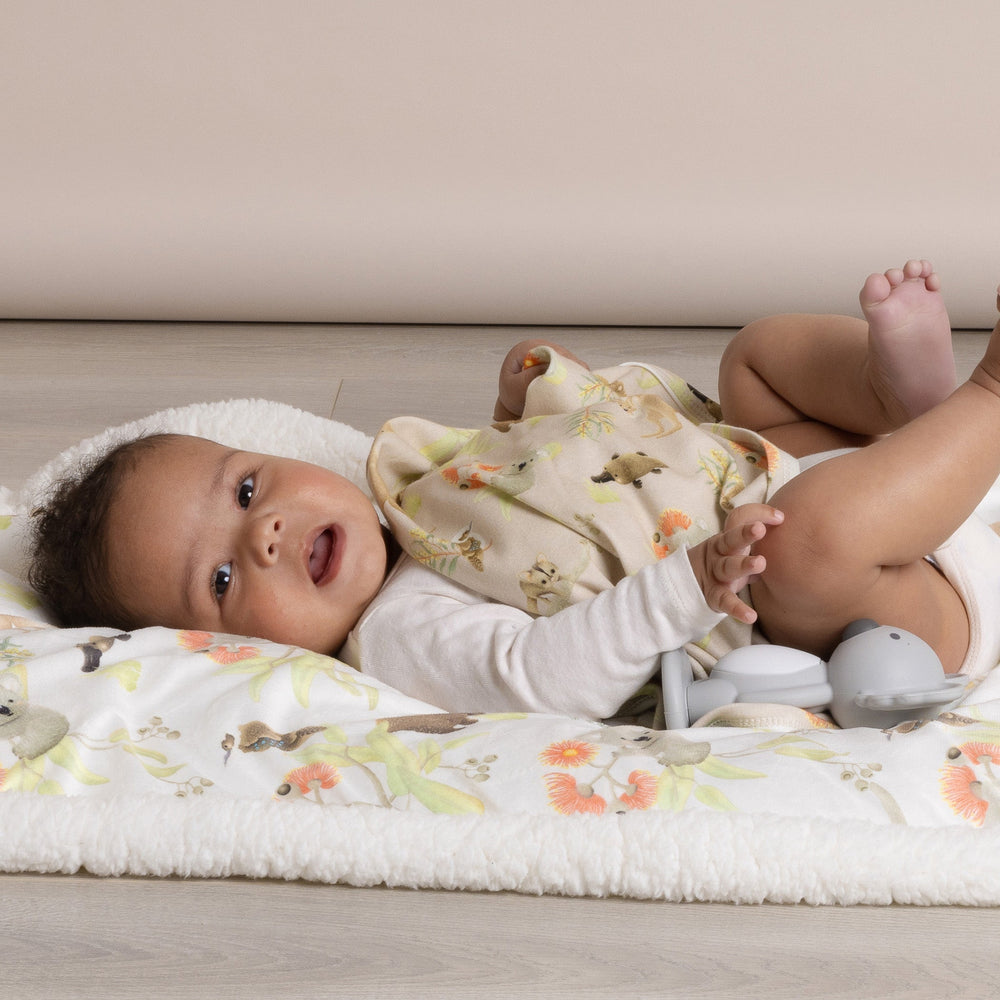 Aussie Animals 2pk Jersey Wraps - Plum