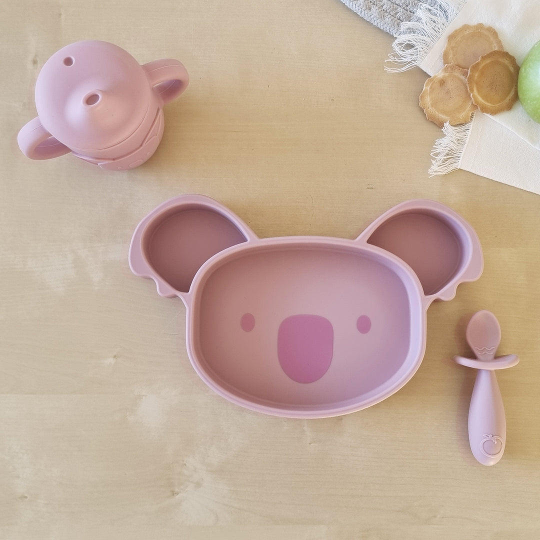 PLUM 3PC Feeding Set - Berry