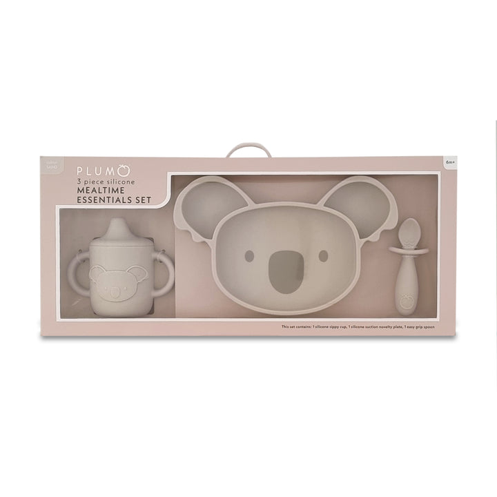 PLUM 3PC Feeding Set - Sand