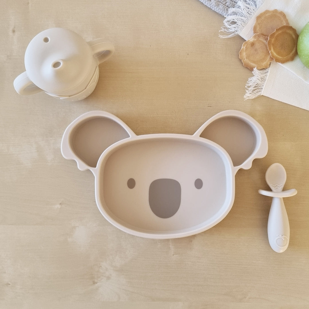 PLUM 3PC Feeding Set - Sand