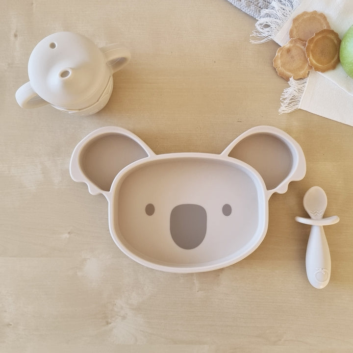 PLUM 3PC Feeding Set - Sand