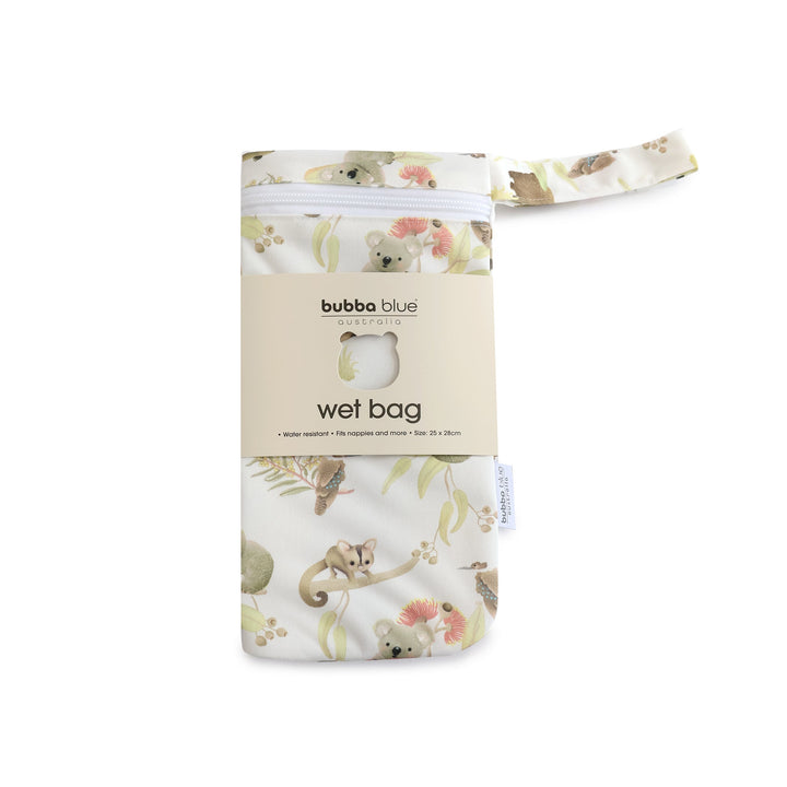 Aussie Animals 2pk Wet/Dry Bags Bundle - 25x28cm &amp; 30x35cm - Plum