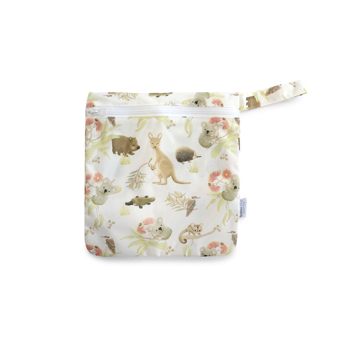 Aussie Animals 2pk Wet/Dry Bags Bundle - 25x28cm &amp; 30x35cm - Plum