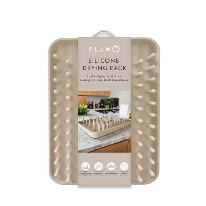 PLUM Hedgehog Silicone Drying Rack - Sand