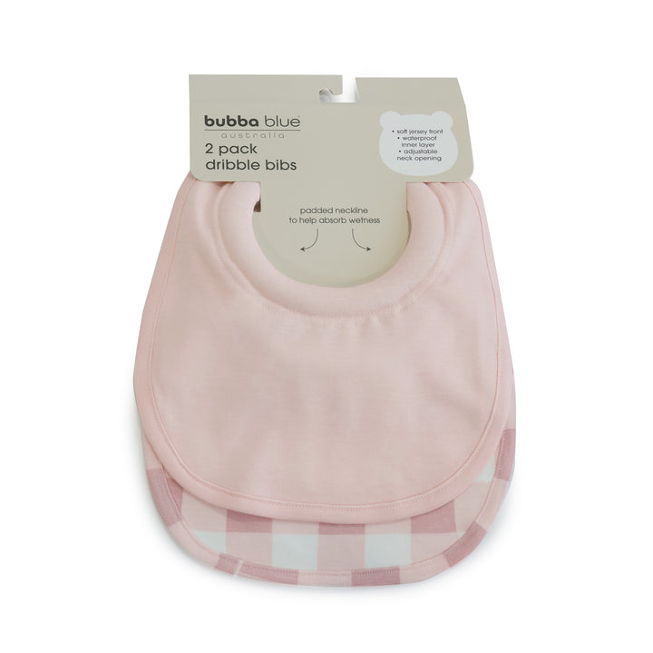 Bubba Sundae 2pk Dribble Bibs - Cupcake