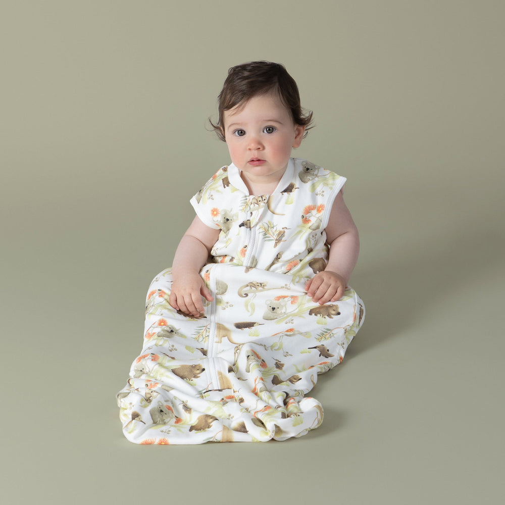 Aussie Animals 0.7 TOG Sleep Bag - Plum