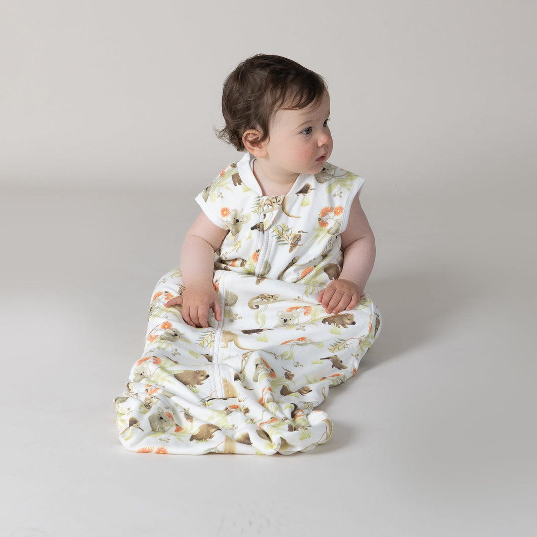 Aussie Animals 0.7 TOG Sleep Bag - Plum
