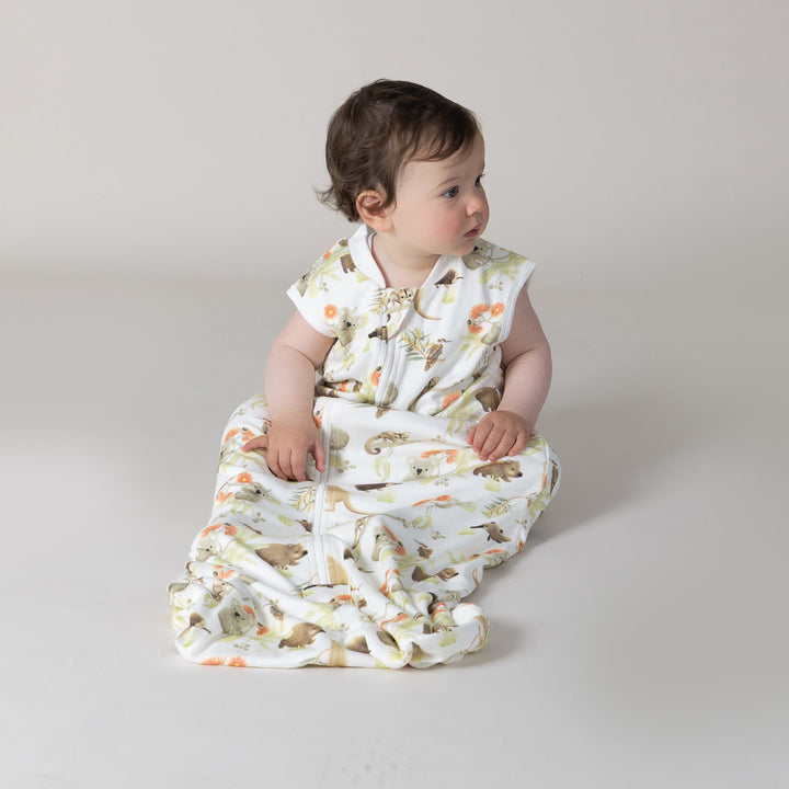 Aussie Animals 0.7 TOG Sleep Bag - Plum