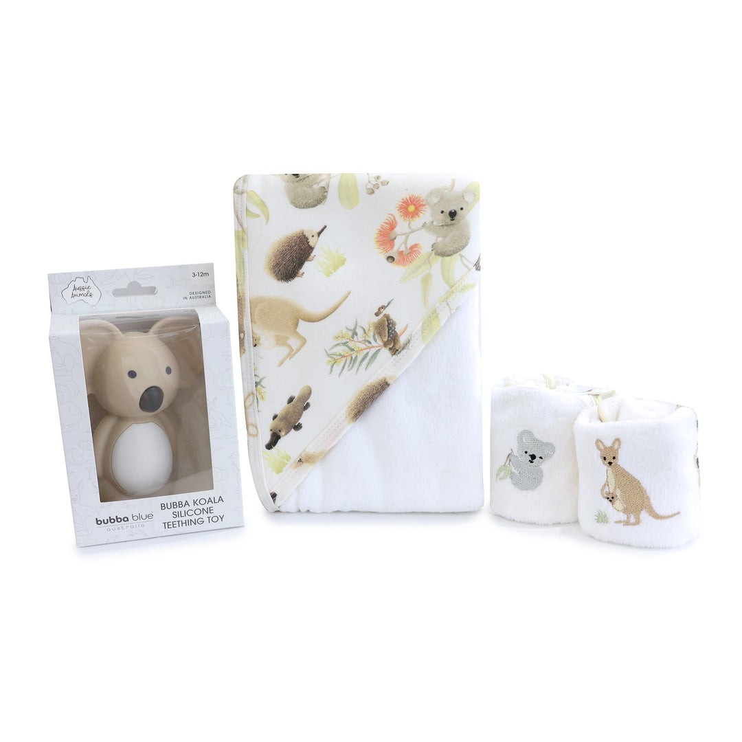 Aussie Animals Bath Gift Set - Plum