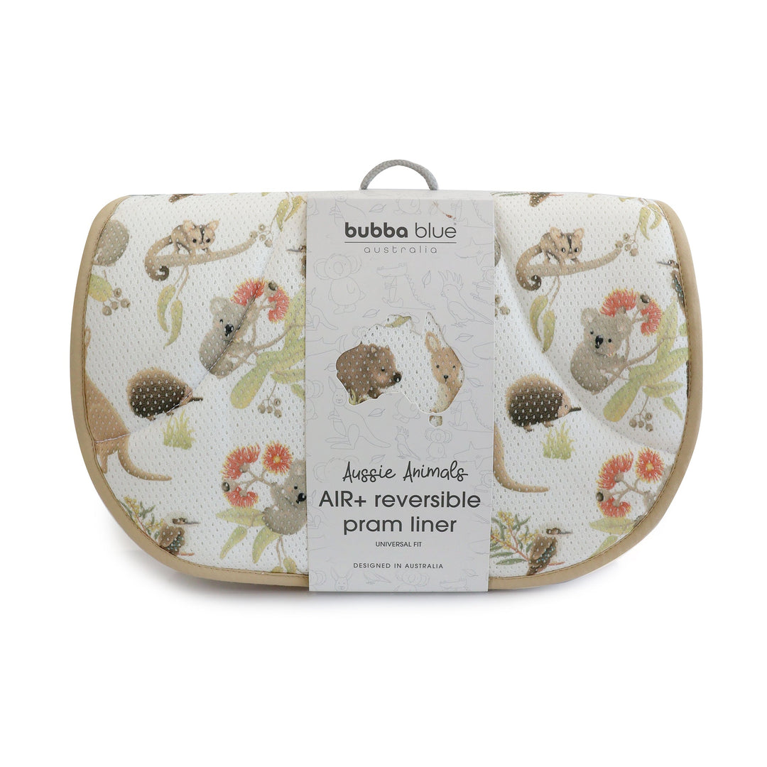 Aussie Animals AIR+ Pram Liner - Plum