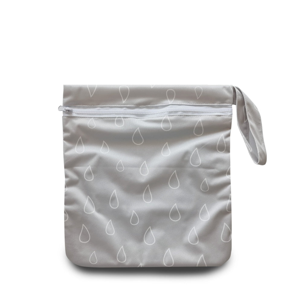 Nordic Wet Bag Grey Raindrop - Plum