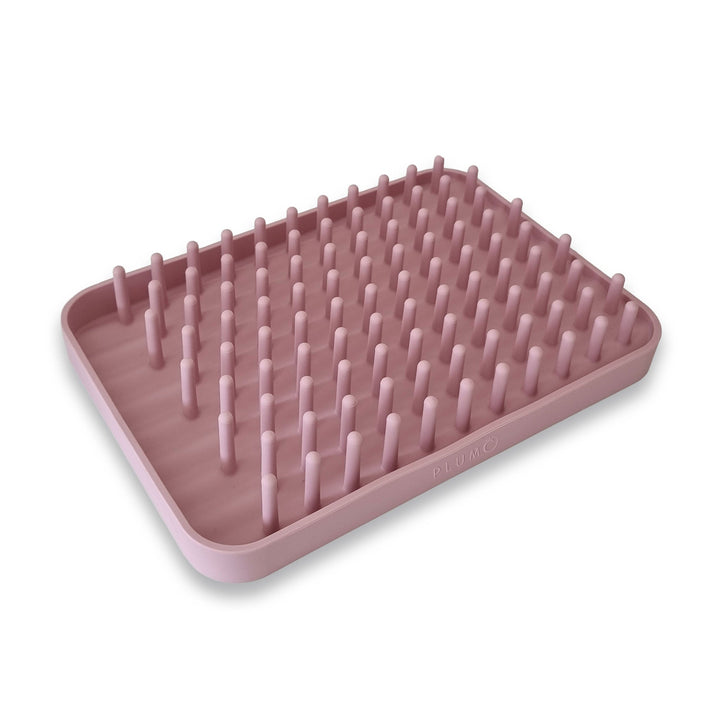 PLUM Hedgehog Silicone Drying Rack - Dusty Berry