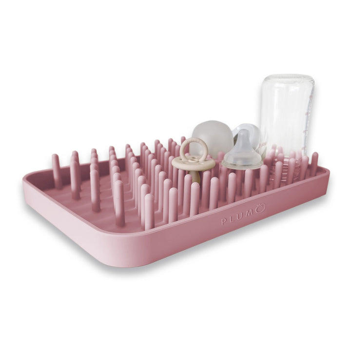 PLUM Hedgehog Silicone Drying Rack - Dusty Berry
