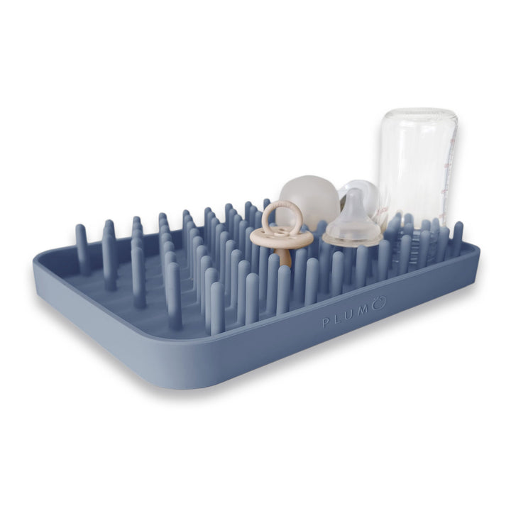PLUM Hedgehog Silicone Drying Rack - Steel Blue