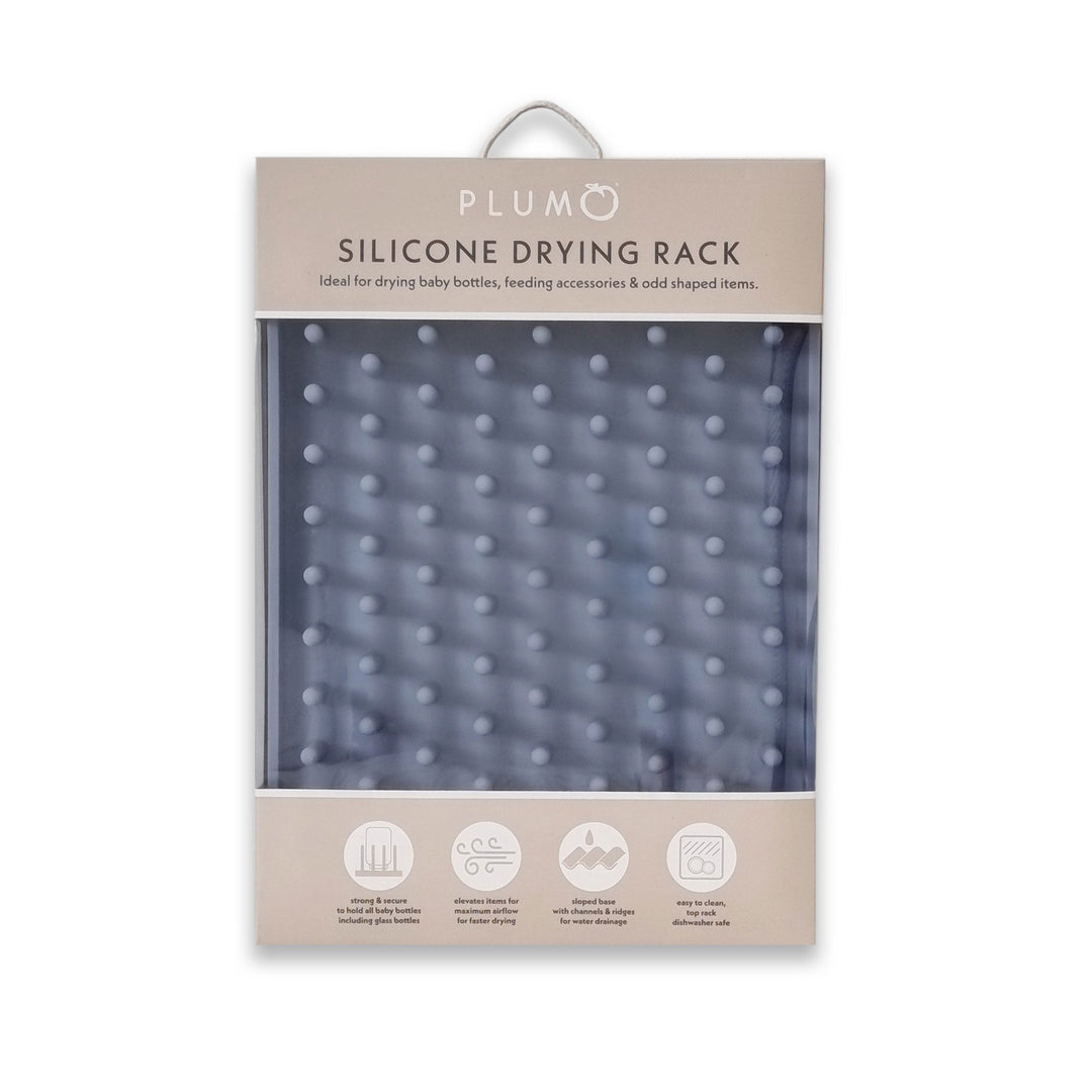 PLUM Hedgehog Silicone Drying Rack - Steel Blue