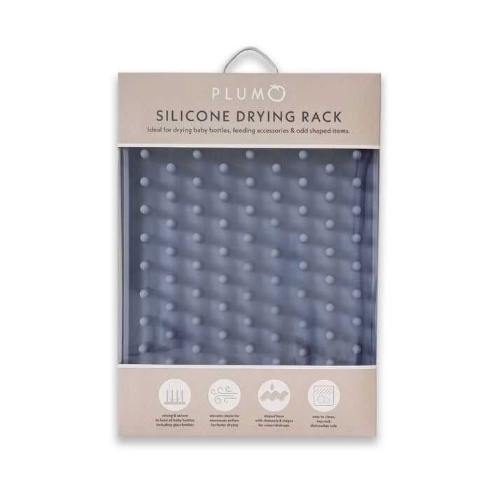 PLUM Hedgehog Silicone Drying Rack - Steel Blue