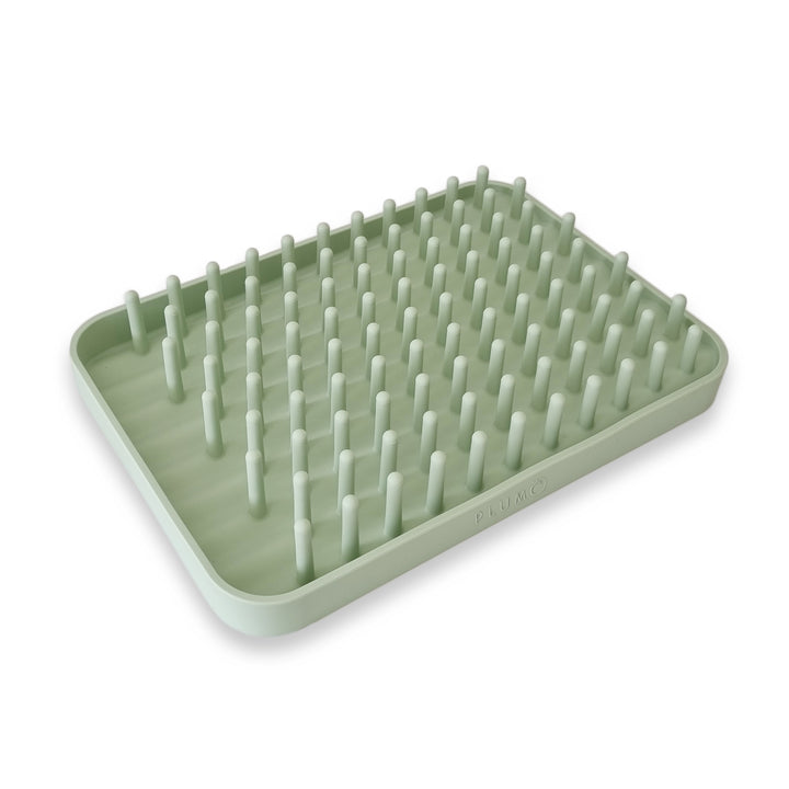 PLUM Hedgehog Silicone Drying Rack - Olive