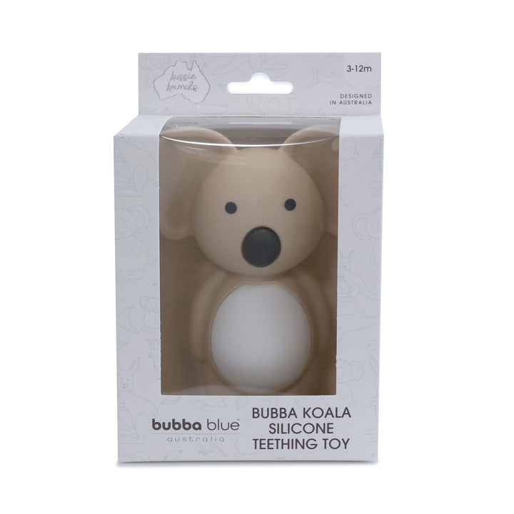 Aussie Animals Bubba Koala Silicone Teething Toy Sand - Plum