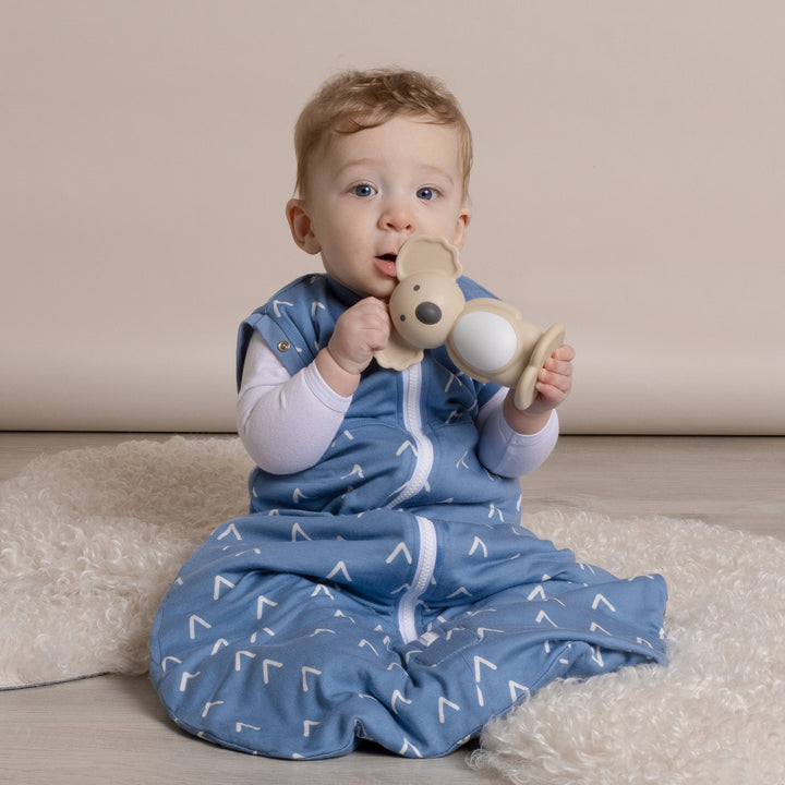 Aussie Animals Bubba Koala Silicone Teething Toy Sand - Plum