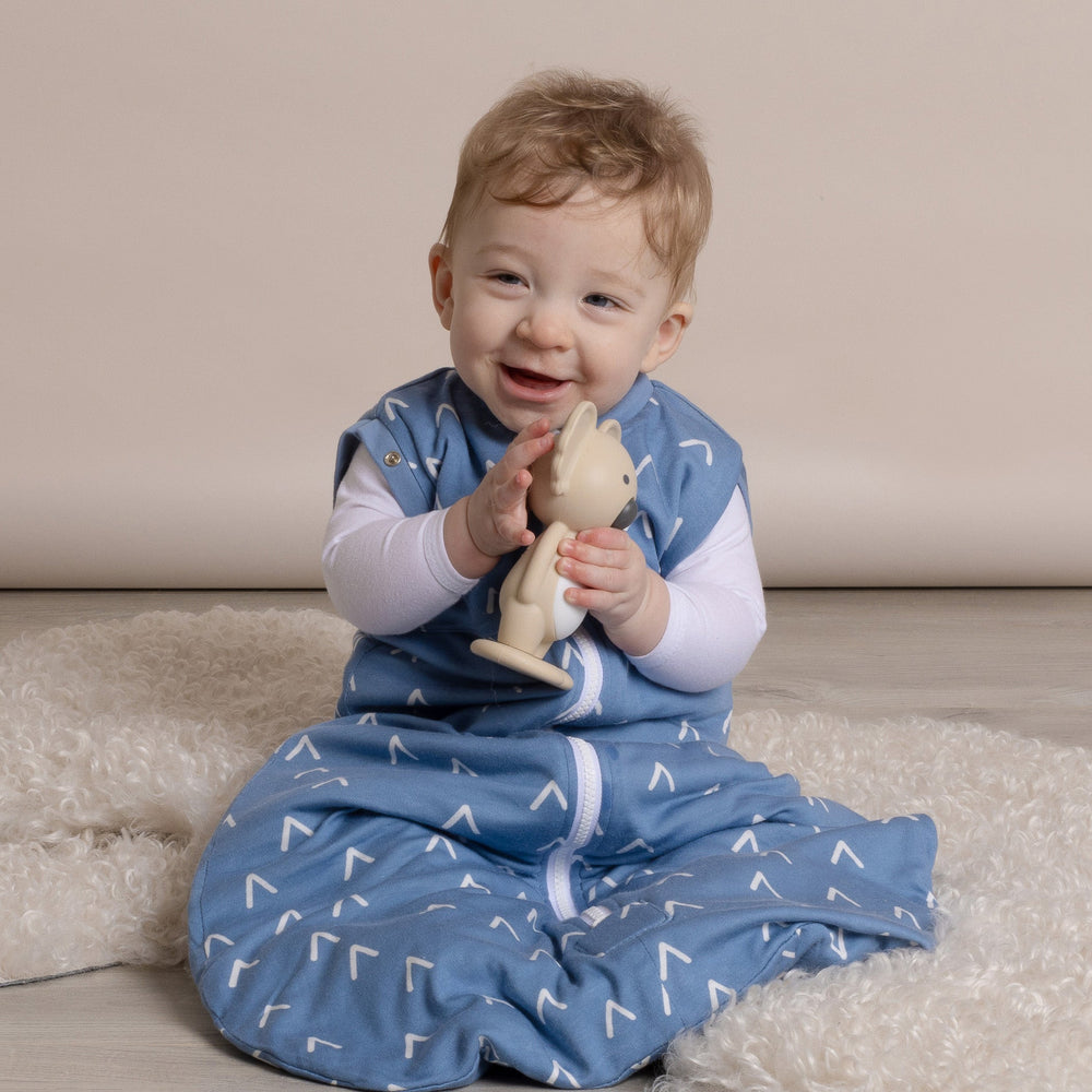 Aussie Animals Bubba Koala Silicone Teething Toy Sand - Plum