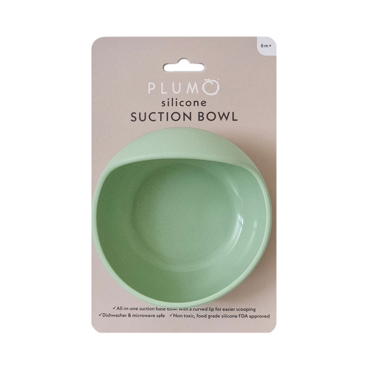 Plum Silicone Duck Egg Bowl - Olive