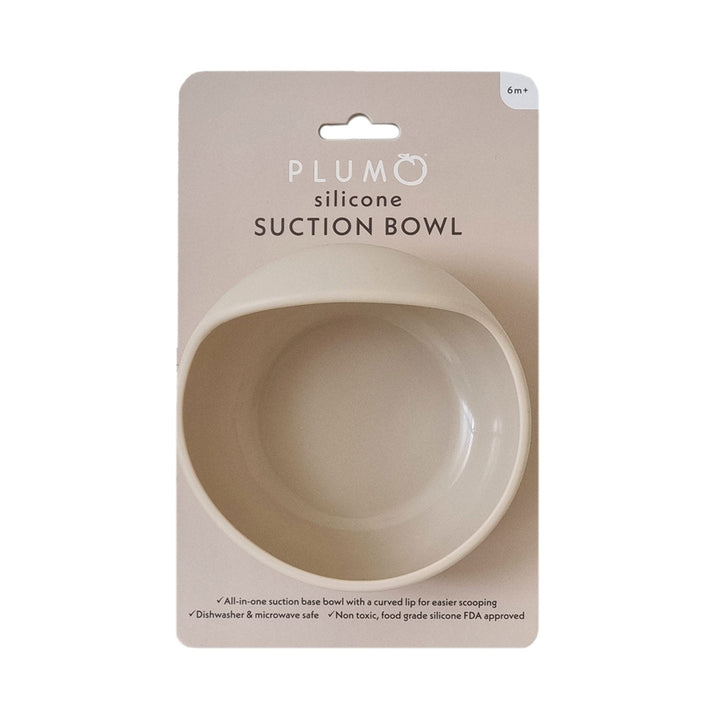 Plum Silicone Duck Egg Bowl - Sand