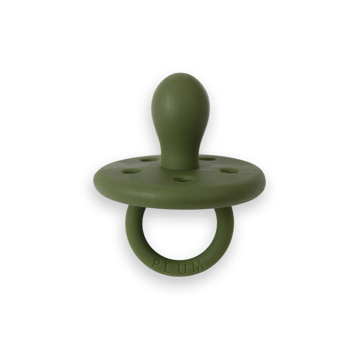 2PK Silicone Soothers - Olive &amp; Pesto (0-6M)