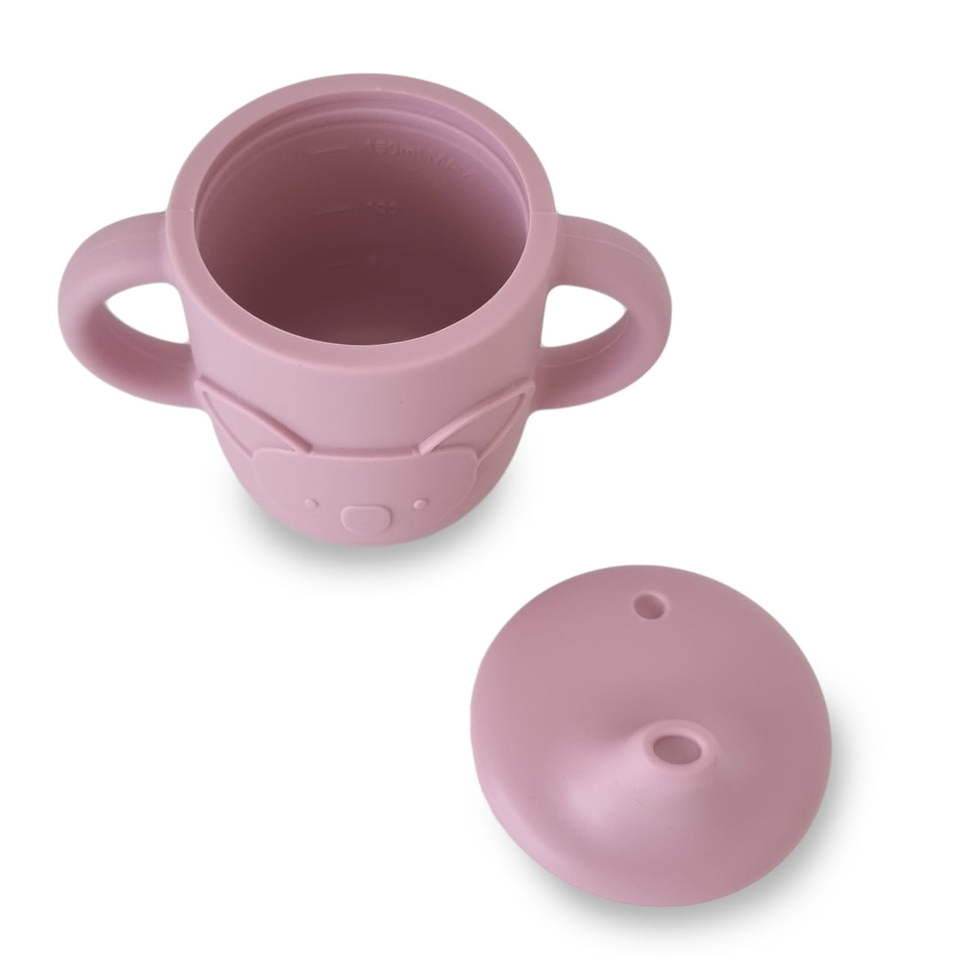 Plum Silicone Koala Sippy Cup - Dusty Berry