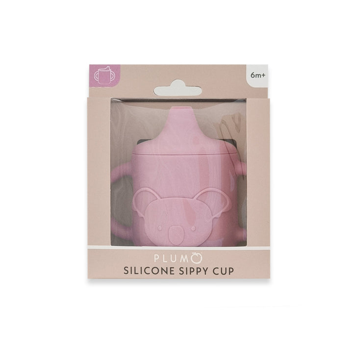 Plum Silicone Koala Sippy Cup - Dusty Berry