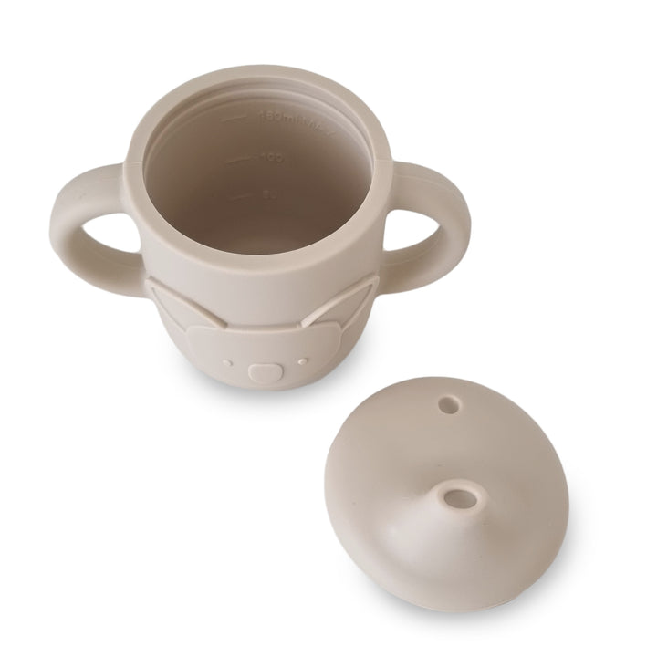 Plum Silicone Koala Sippy Cup - Sand