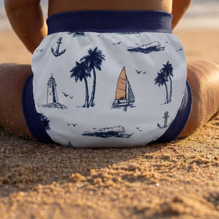 PLUM Swim Nappy - Malibu(Navy)