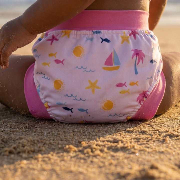 PLUM Swim Nappy - Maui(Pink)
