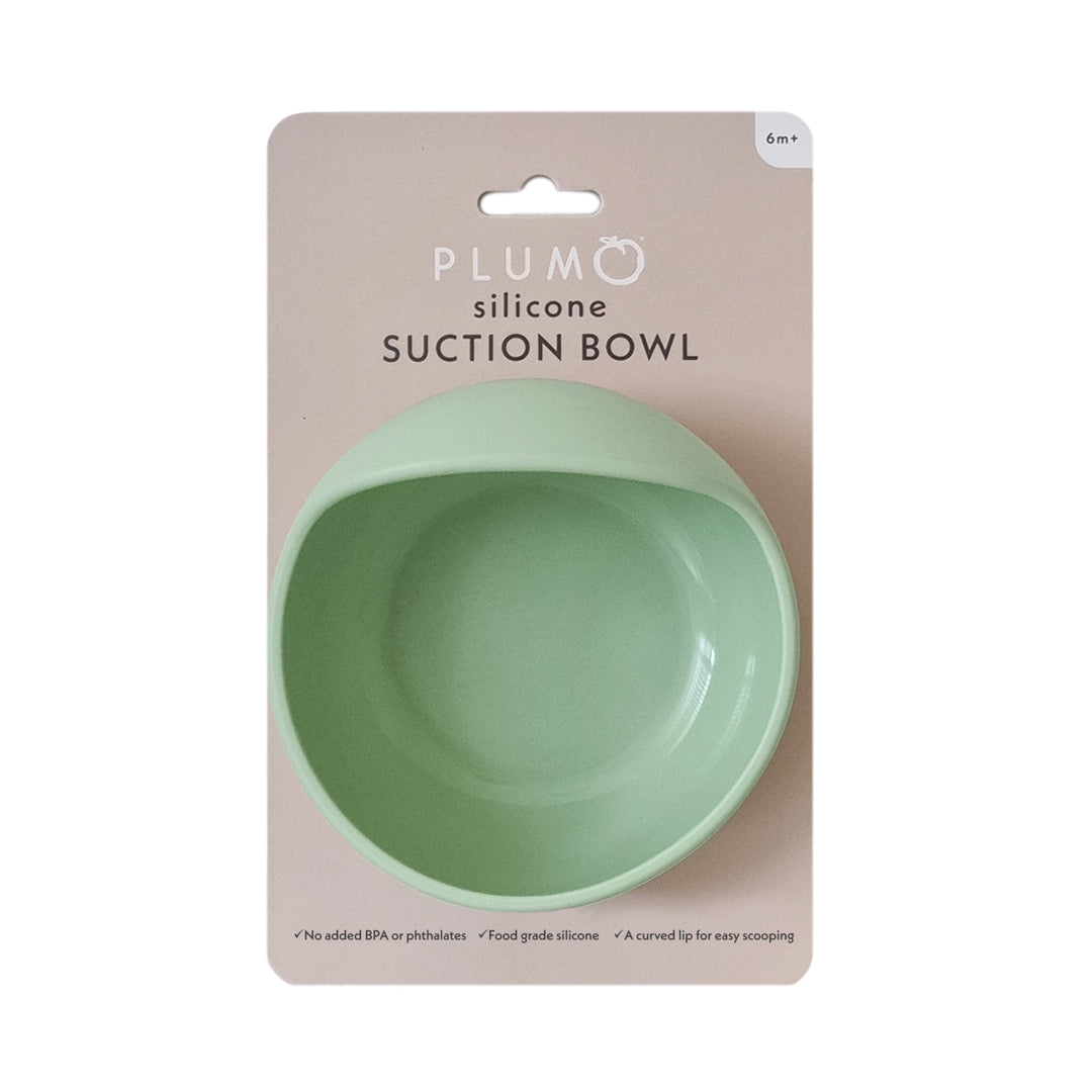 Plum Silicone Duck Egg Bowl - Olive