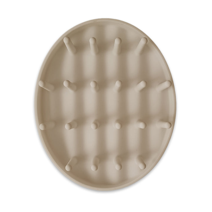 Plum Mini Hedgehog Silicone Drying Rack - Sand