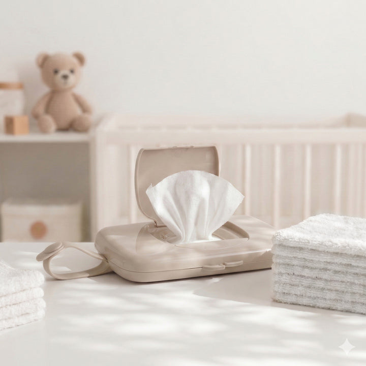 PLUM On the Go Wet Wipes Case - Sand