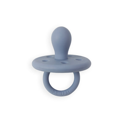 2PK Silicone Soothers - Steel Blue & Ash (0-6M)