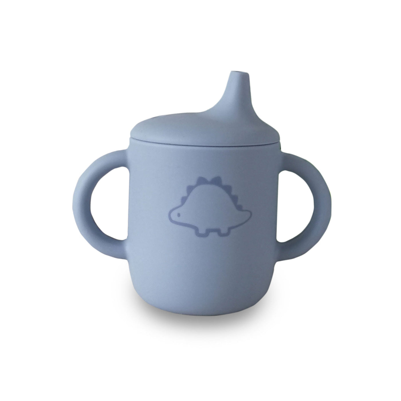 My Baby Silicone Sippy Cup (Dino) - Blue Fog