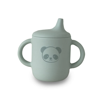 My Baby Silicone Sippy Cup (Panda) - Sage